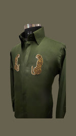 Green Leopard Shirt