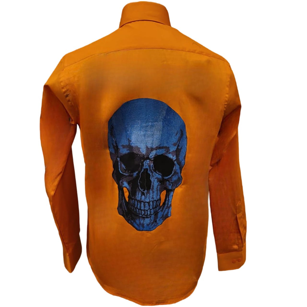 Blue Skull Shirt