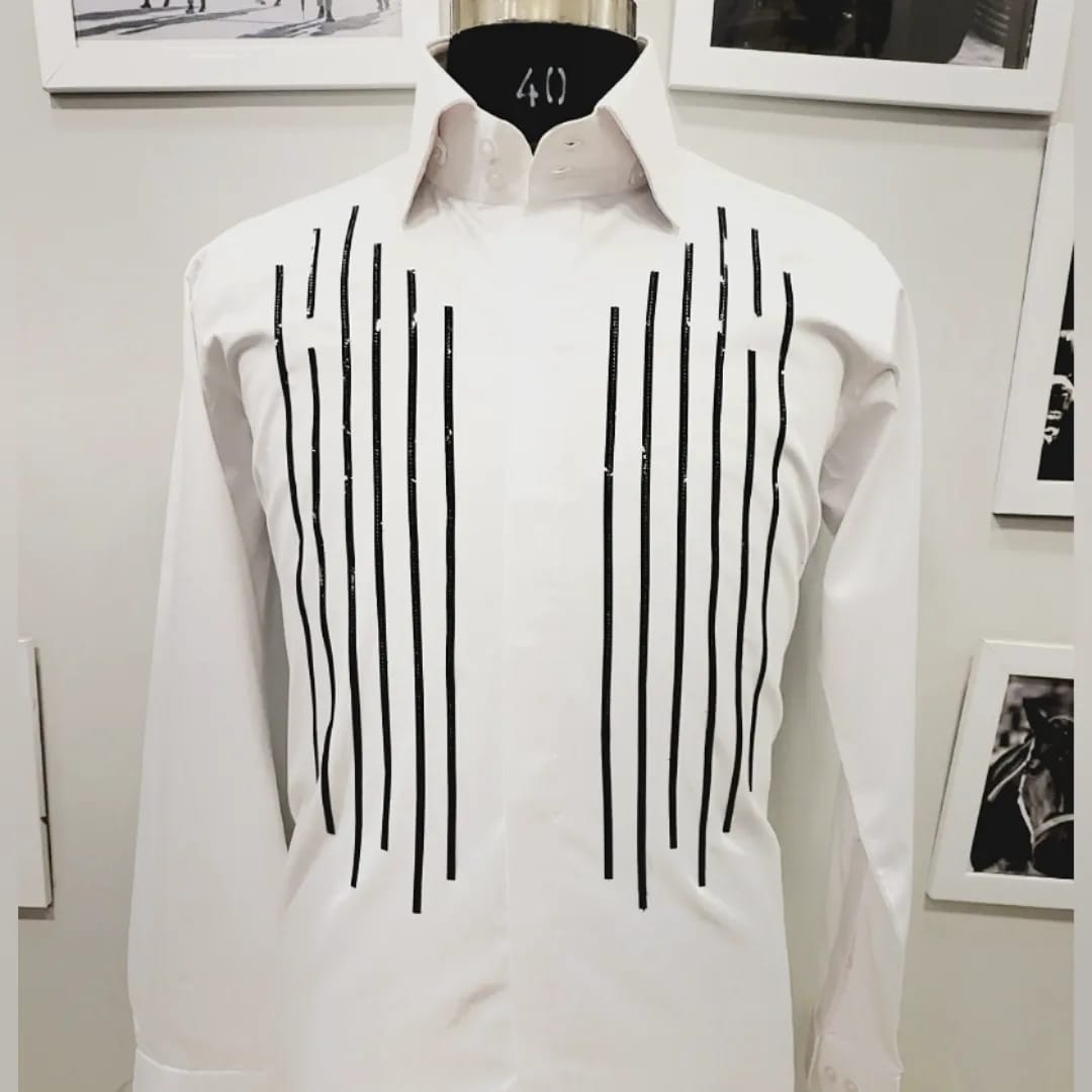 White Black Arrow Shirt