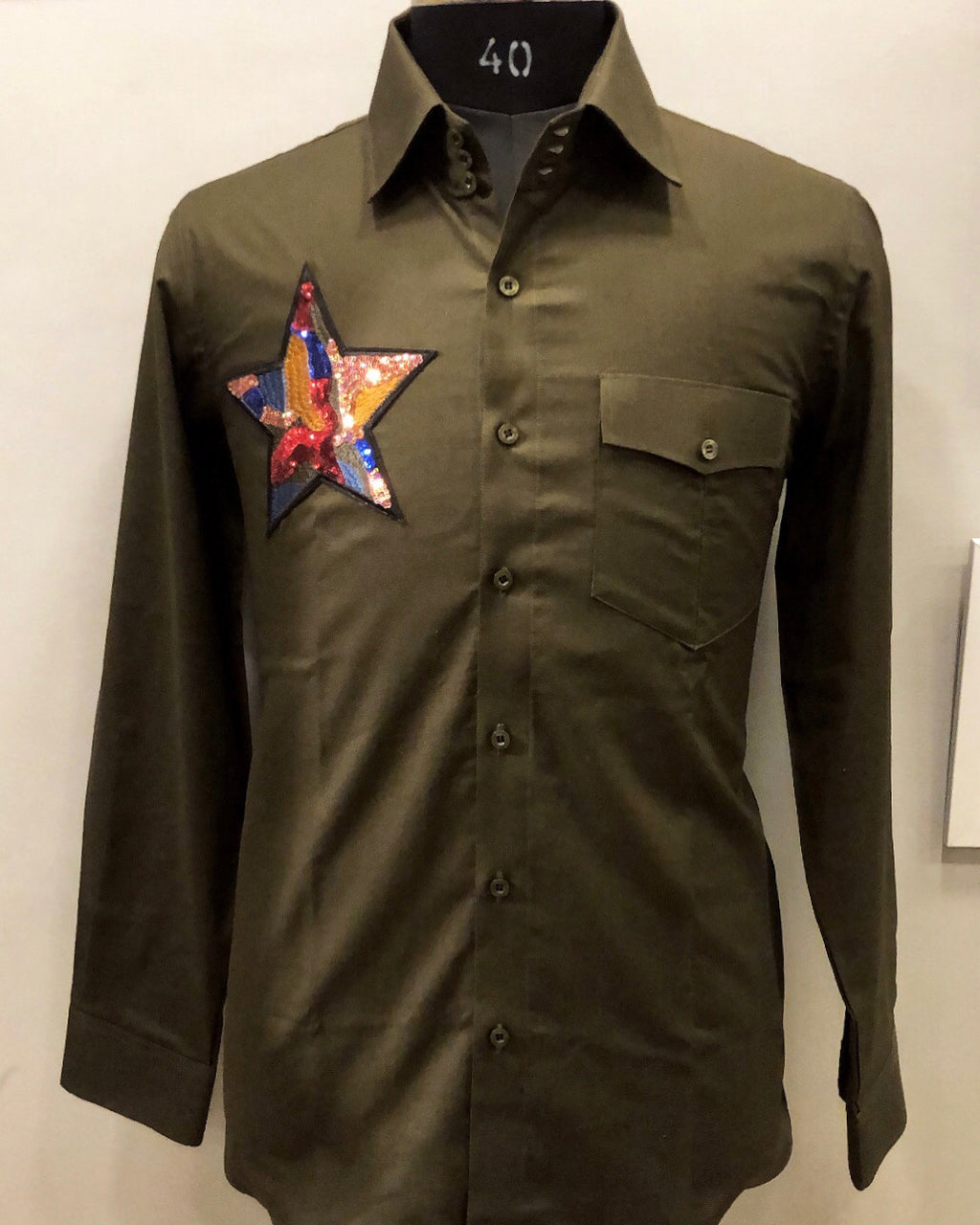 Cuban Star Military Shirt